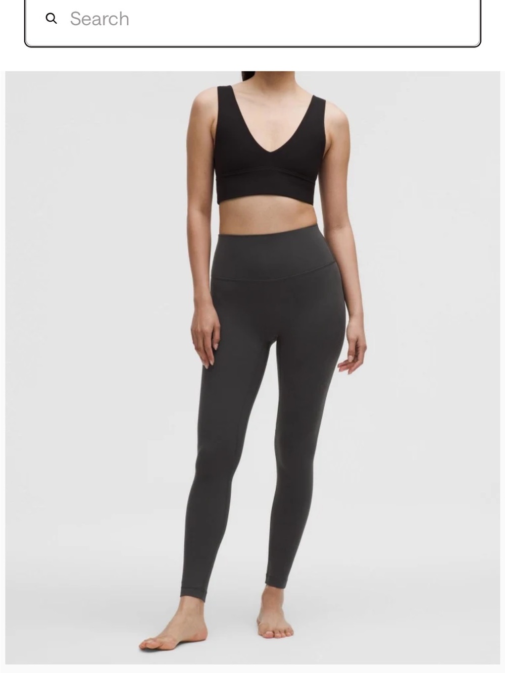 lululemon Align™ Super-High-Rise Pant 28" in graphite gray
